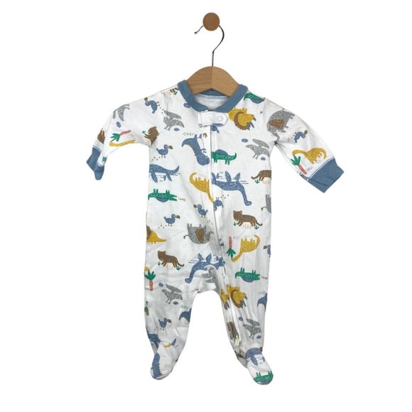 Carter's set of 3 Long Sleeve Bodysuit Red, Blue, White 3 Months - Picture 5 of 13